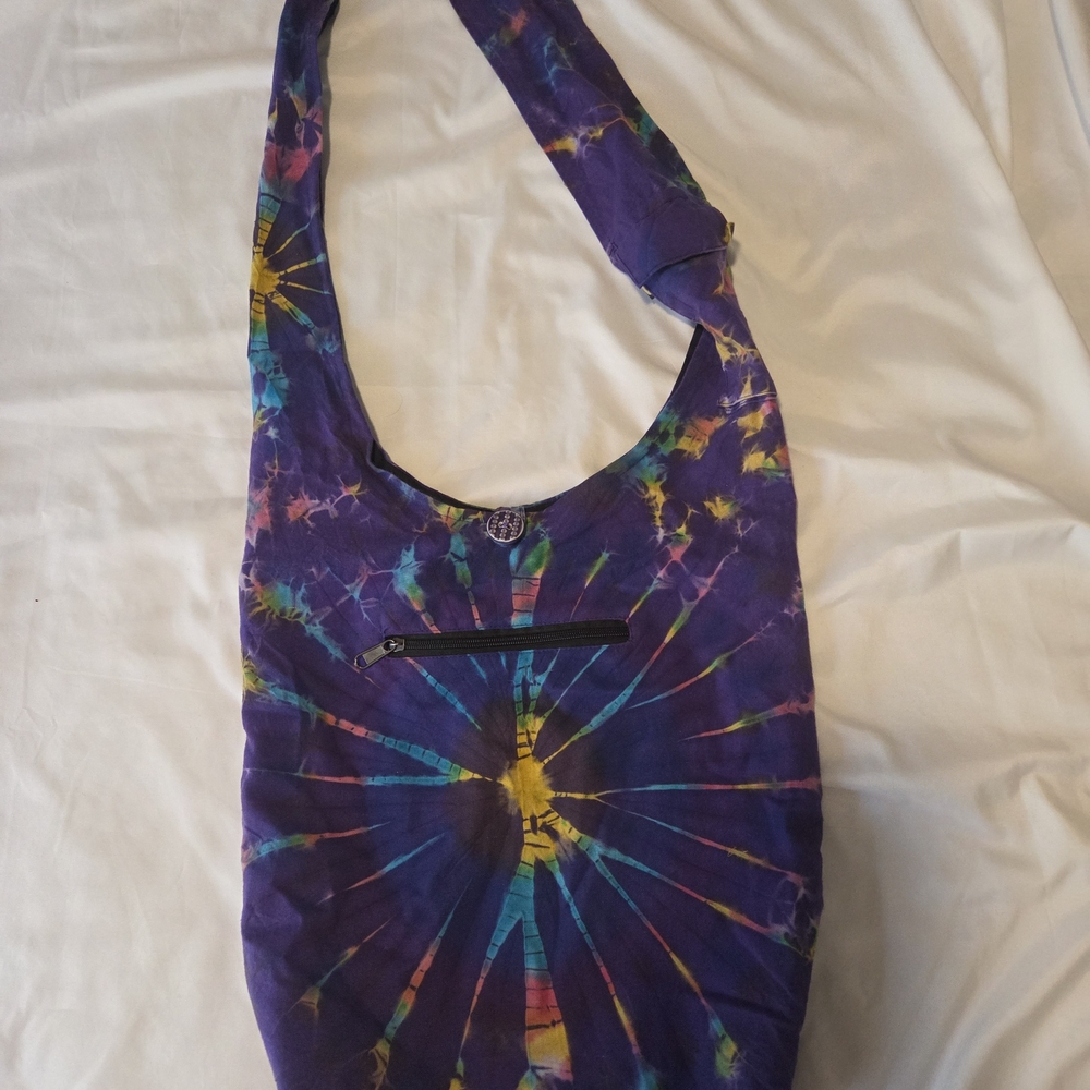 Colorful Tie-Dye Shoulder Bag